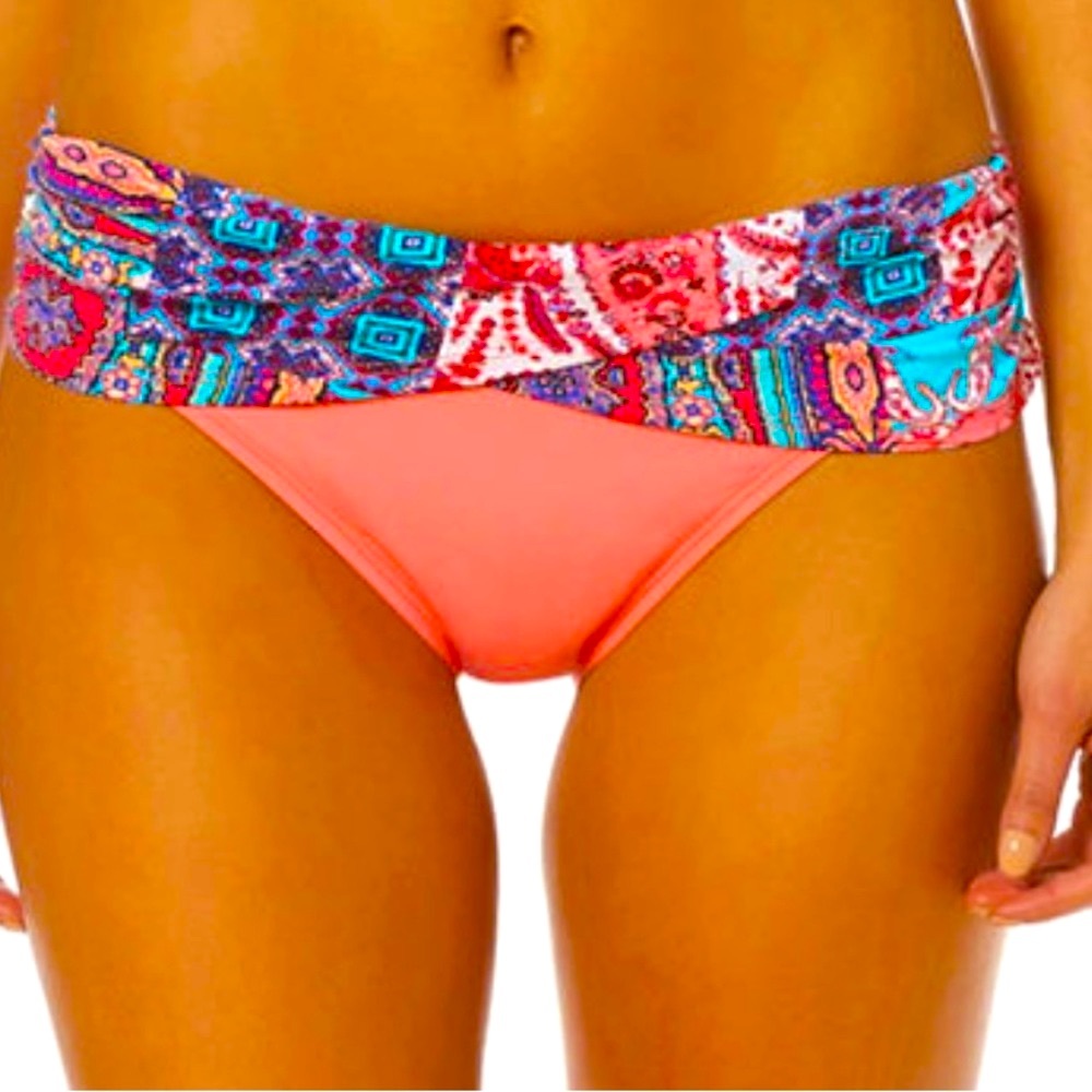 BLEU ROD 🌊BEATTIE FREE SPIRIT SARONG SWIM BOTTOM SIZE 12 🏷NEW W TAGS !!